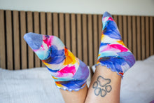 Afbeelding in Gallery-weergave laden, 3-pack Sock My Aquarel Leaves
