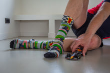 Afbeelding in Gallery-weergave laden, max verstappen sokken, f1 sokken, gepinte sokken. formule 1 sokken, sfeerbeeld