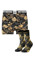 Afbeelding in Gallery-weergave laden, Golden Leaves Boxer + Sokken Giftbox