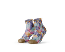 Afbeelding in Gallery-weergave laden, 3-pack Sock My Aquarel Leaves