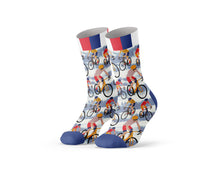 Afbeelding in Gallery-weergave laden, tour de france sokken, print sokken tour de france, wielren sokken, gekke sokken, mooie sokken, happy socks