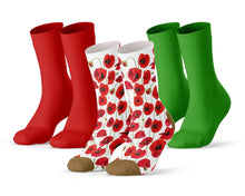 Afbeelding in Gallery-weergave laden, 3-pack Sock My Kenzo Flower