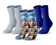 Afbeelding in Gallery-weergave laden, 3-pack Sock My Sunglass Cat
