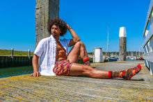 Afbeelding in Gallery-weergave laden, Sock my Tropical Flower (red)