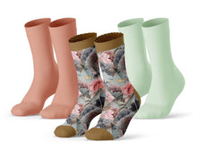Afbeelding in Gallery-weergave laden, 3-pack Sock My Geo Roses
