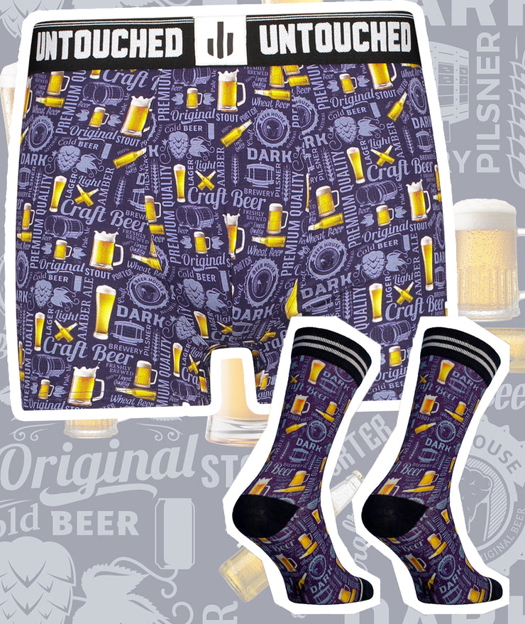 Craft Beer Boxer + Sokken Giftbox